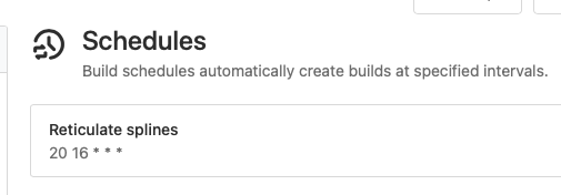 Schedules no longer have a user